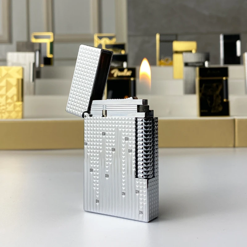 Новая памятная серия роскошная зажигалка с одним и двойным пламенем Ping Sound