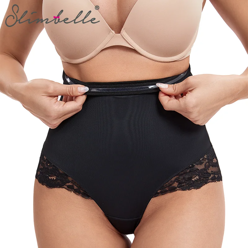 Body Shaper High Waisted Tummy Control Panties Thong Panty Shapewear Underwear Butt Lifter Belly Waist Shaping Brief with Lace