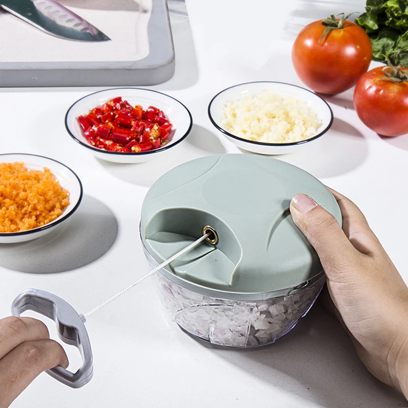 

500/900 мл измельчитель чеснока, измельчитель овощей, лука, ручной измельчитель мяса, измельчитель чеснока, кухонные принадлежности для готовк...