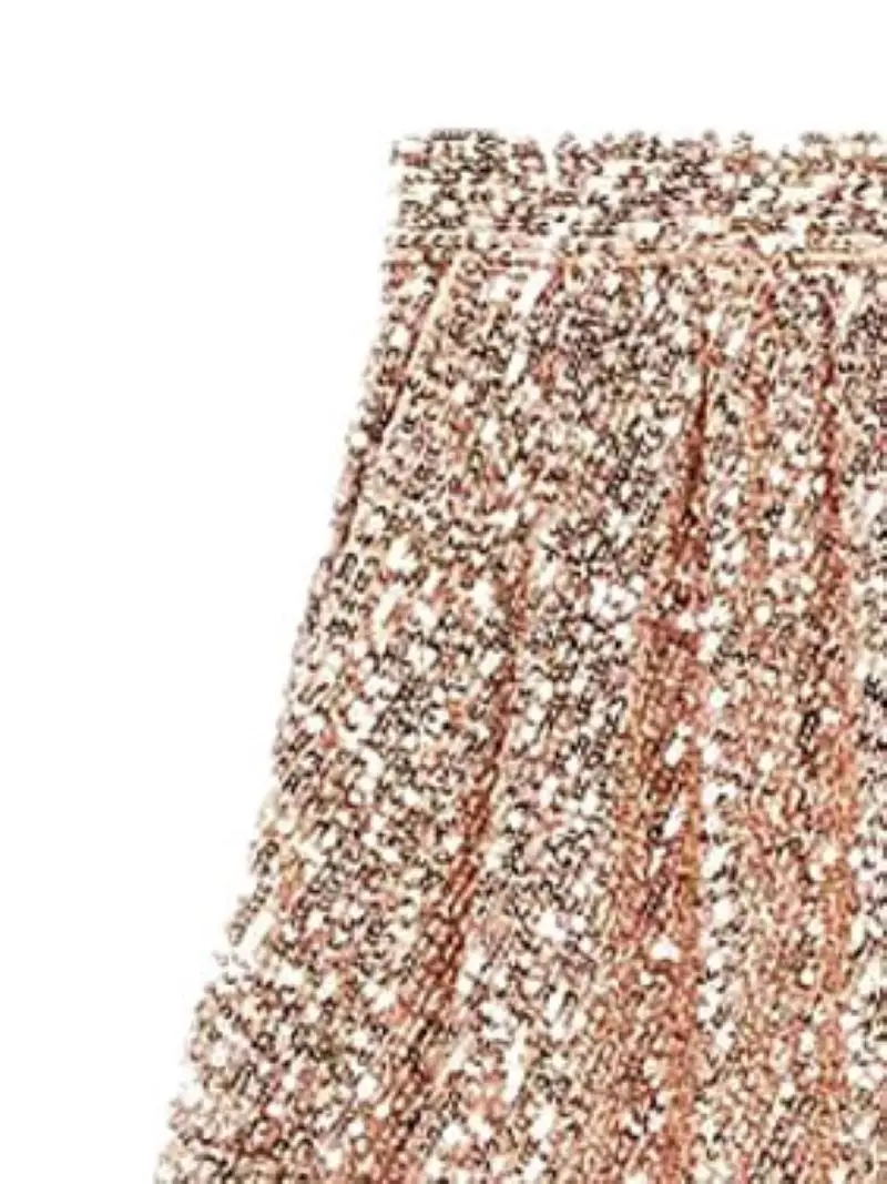 

Women High Rise Sequins Pockets Straight Korean Spring Summer Shorts