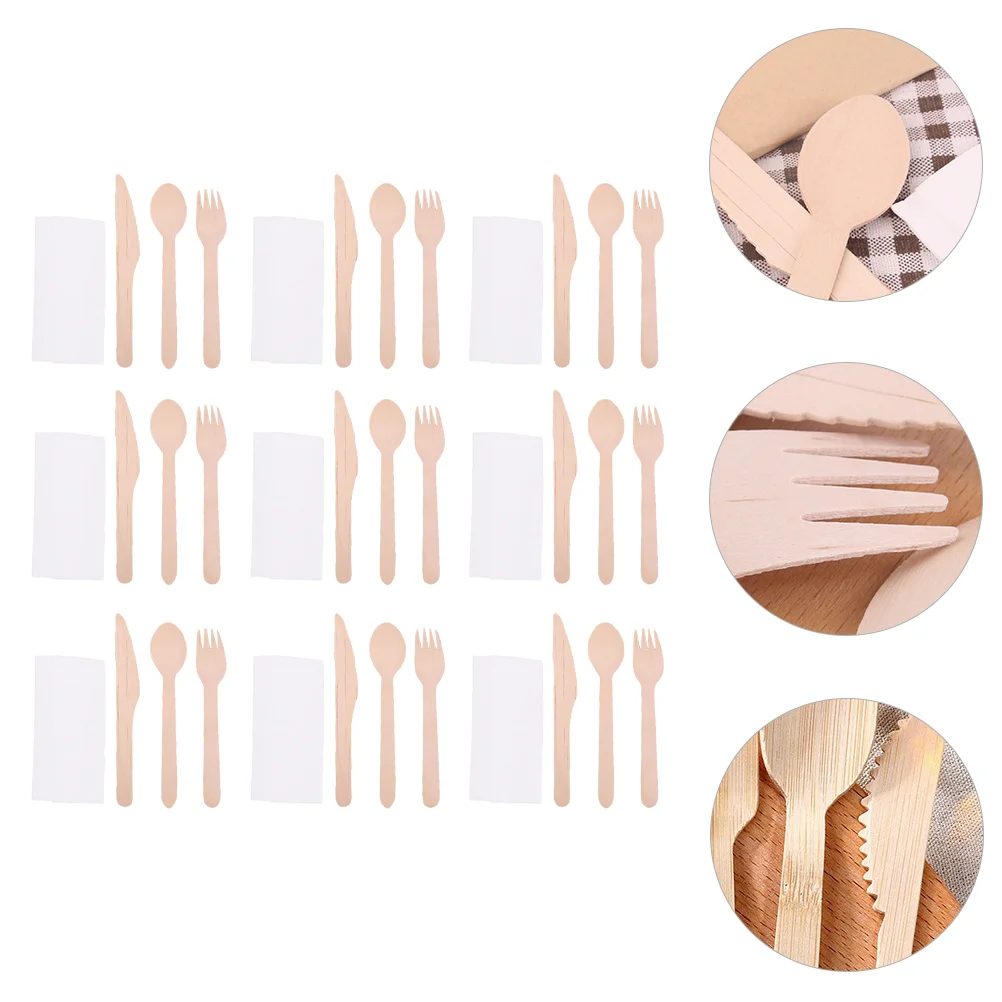 

Spoons Forks Disposable Wooden Cutlery Compostable Mini Smalleatingbiodegradable