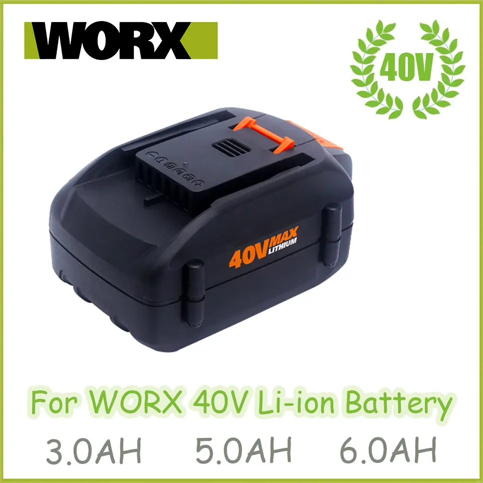 

WORX 100% Новый оригинальный Новый Сменный WORX 40 в 3.0ah/5.0ah/6.0AH литий-ионный аккумулятор WA3580