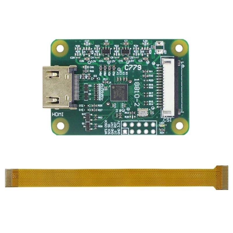 

for Raspberry Pi HDMI-in Module, HDMI to CSI-2 C779, HDMI Inpute TC358743 Supports up to 1080p25fps for Raspberry Pi 4B