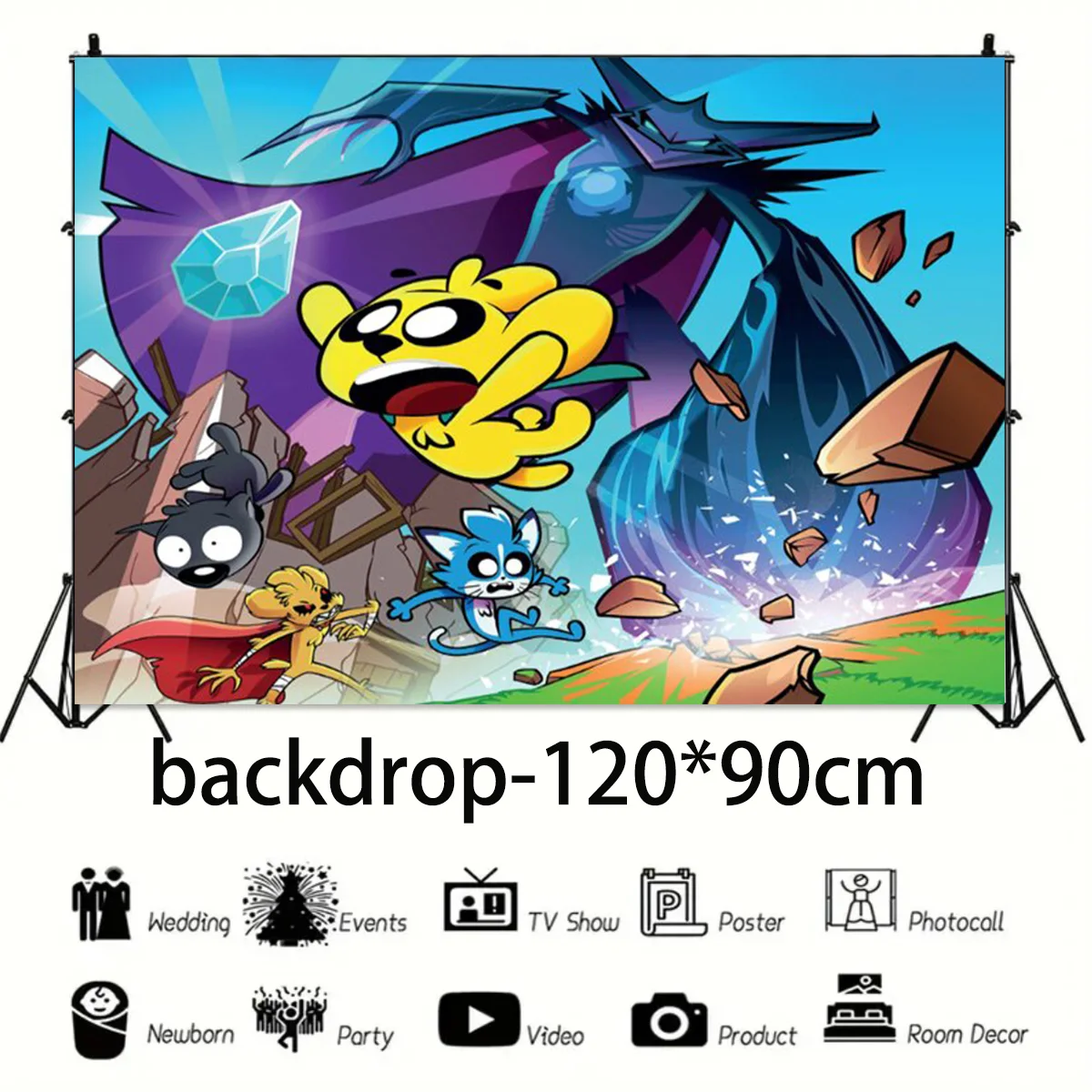 Мультфильм Mikecrack тематические принадлежности для дня рождения декоративные