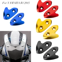 suitable for yamaha r1 2015 modified motorcycle rearview mirror remove decorative cover aluminum alloy trim base