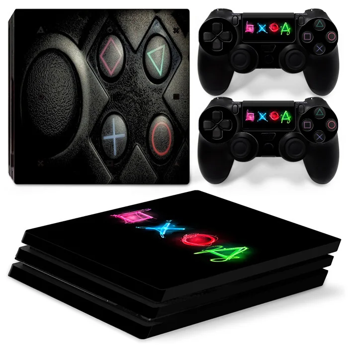Наклейка для консоли и контроллера PS4 PRO