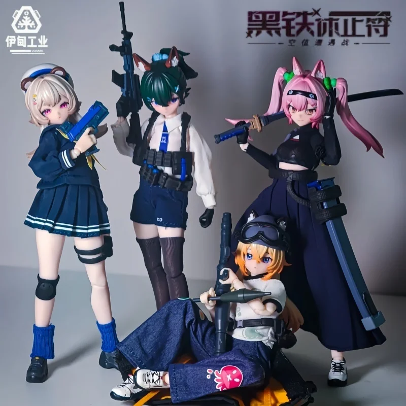 Фото Оригинальная игрушка Neo Eden Toys Black Iron Rest Series 1/12 MJD, 6-дюймовая фигурка в закрытой упаковке, модель для украшения рабочего стола, подарок на день рождения №3