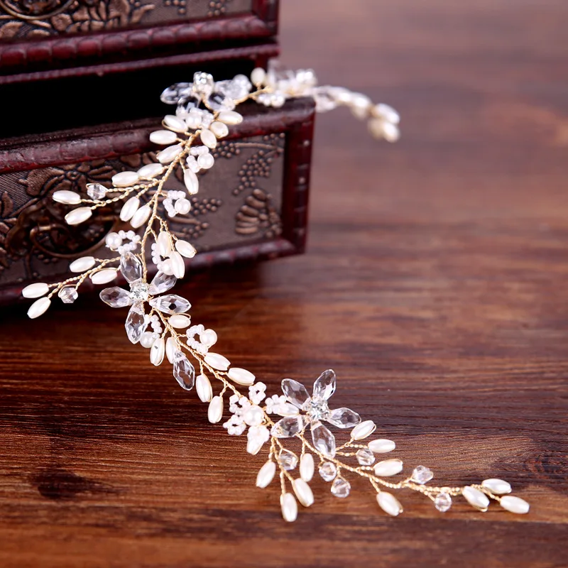 

White Wedding Dress Accessories Braided Headband Bridal Headwear