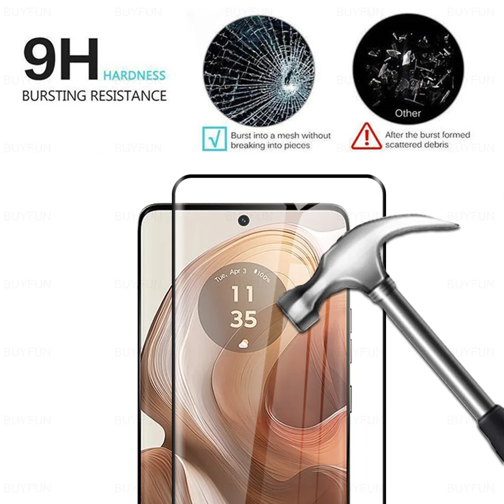 Изогнутое закаленное стекло для Motorola Edge 50 Ultra 5G Case Moto Edge50ultra Edge50 ultra MotoEdge50Ultra 2024 6 7