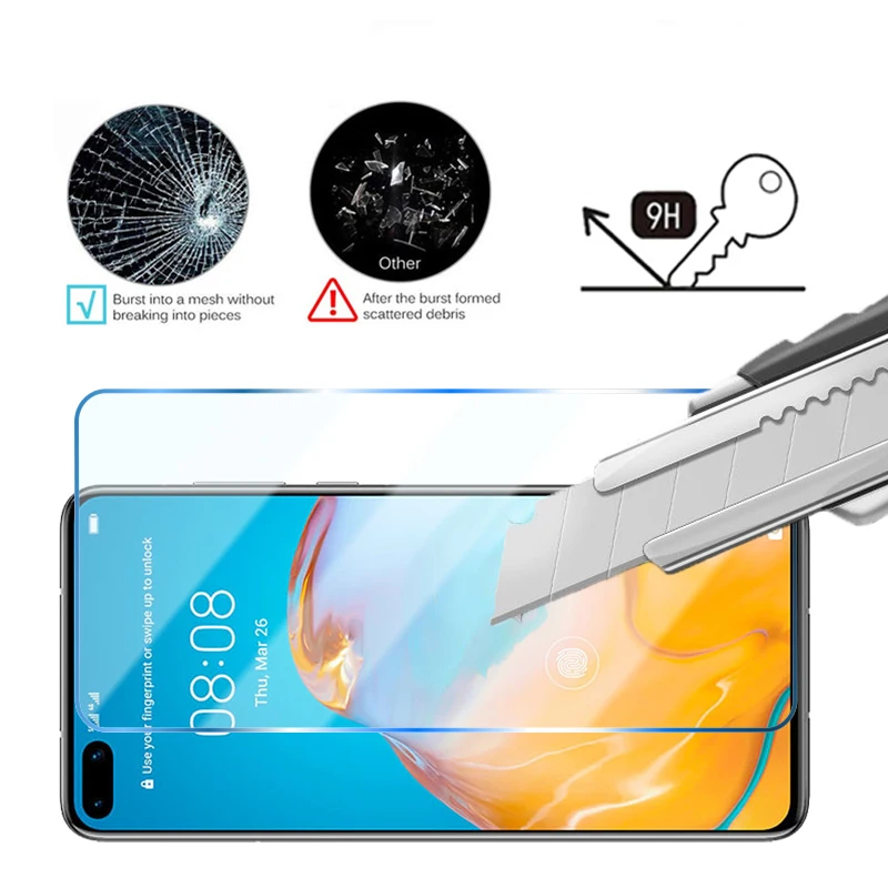 3pcs screen protector for huawei p40 p20 p10 p9 p8 lite pro e 2017 2019 tempered glass for huawei p smart z 2020 2021 p30 glass free global shipping