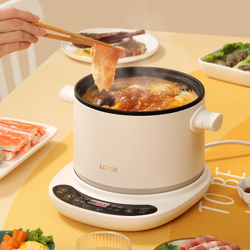 Multifunctional Electric Cooker Hot Pot Automatic Stainless Steel Rice Cooker Non Stick Automatic Cooking Pan Electric Kettles