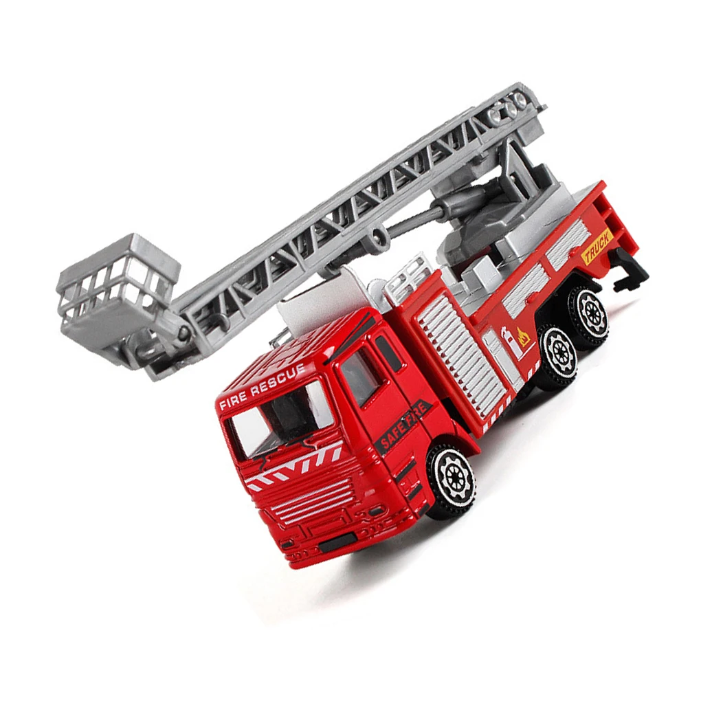 

Модель автомобиля из сплава износостойкая Реалистичная пожарная машина миксер грузовики маленькие изысканные легкие горные машины грузовик детские игрушки