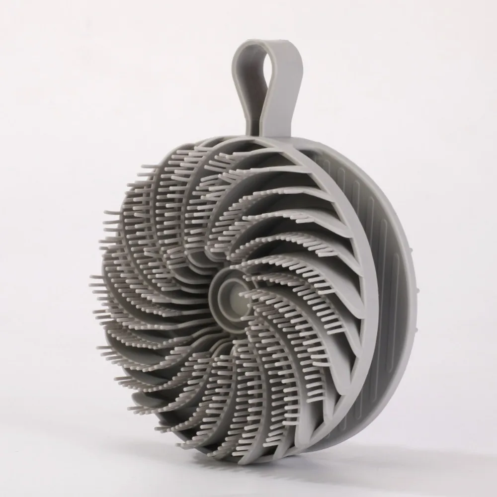 

Силиконовая массажная щетка для душа