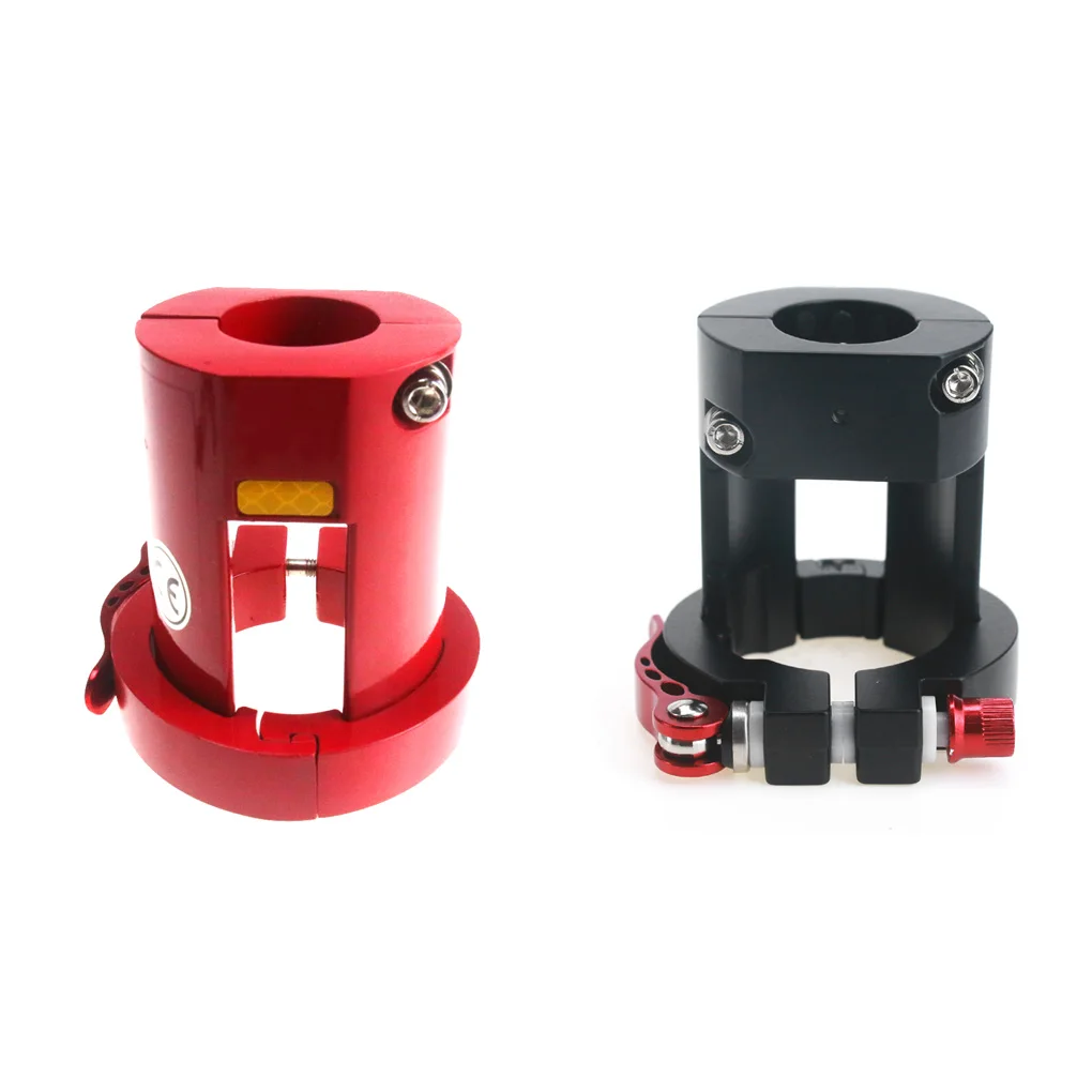 

Scooter Folding Fixture Holder Fixing Fastener Fixer Base Aluminum Alloy Replacement for Xiaomi Mijia M365/Pro Red