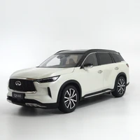 paudi 118 scale infiniti qx60 white 2022 diecast miniature metal car model toys boys girls kids gifts collections