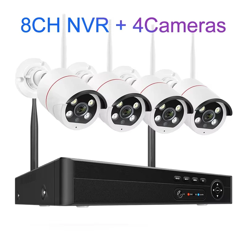 

Беспроводная система видеонаблюдения Techage 6108BW-2-608W-AI-50-CP1