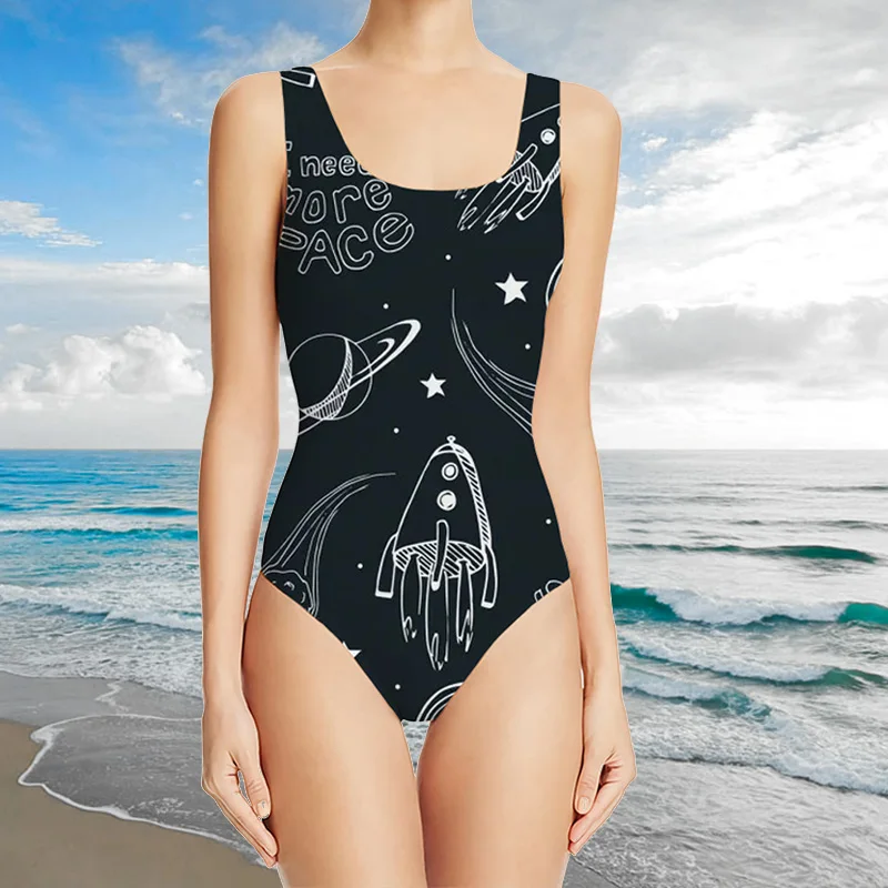 

Женские комплекты бикини большого размера, цельные купальники с открытой спиной, пляжная одежда для купания, женский купальник, монокини, б...