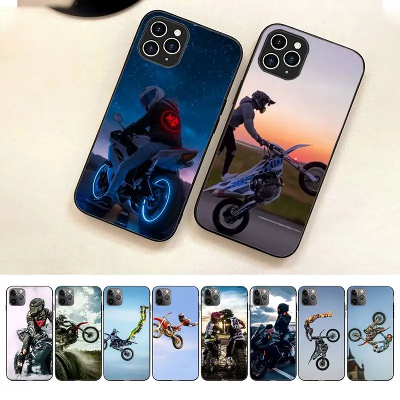 

Moto Cross Motorcycle Sports Phone Case For Iphone 7 8 Plus X Xr Xs 11 12 13 Se2020 Mini Mobile Iphones 14 Pro Max Case