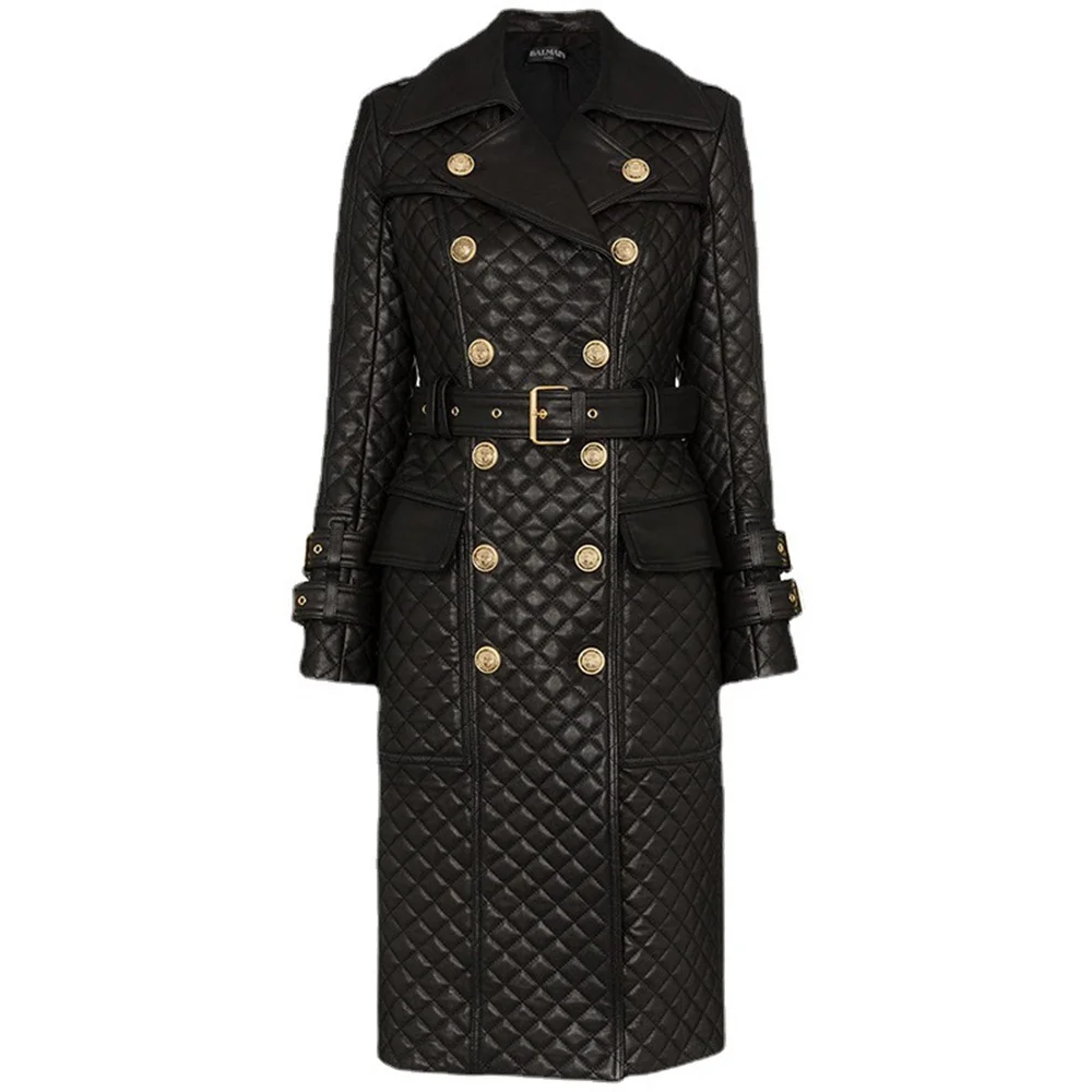 

Genuine Sheepskin Leather Suede Down Parkas Coat Winter Women Jacket Suit LF2308SF