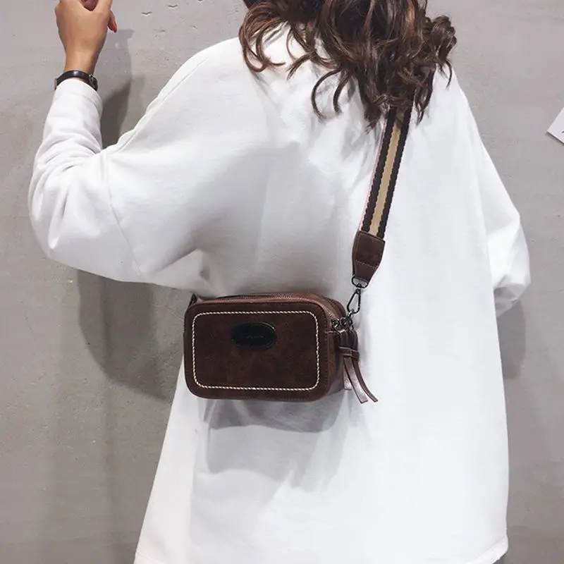 Small Leather Messenger Bag For Women's Crossbody High Quality 2023 New Trendy Korean Version Versatile Shoulder Handbag Purses