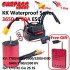 Surpass Hobby KK ESC бесщеточный двигатель 3650 23003100450052007700KV с 60A 80A ESC XT60 Plug программируемая карта для 110 RC