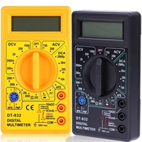 lcd digital multimeter acdc 7501000v digital mini handheld multimeter for voltmeter ammeter ohm tester meter with probe