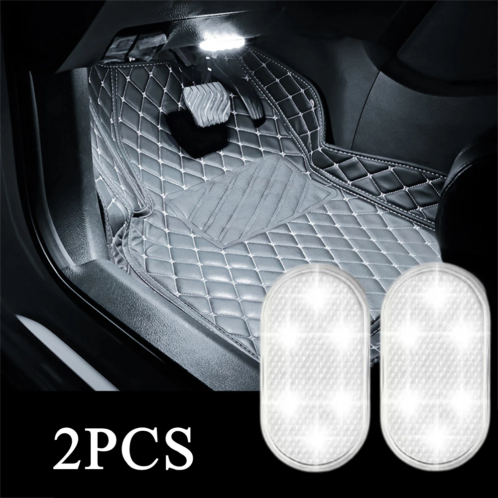 

2PCS Магнитная сенсорная лампа крыша автомобиля Магнитная всасывающая крыша Led Внутреннее освещение кемпинга USB Зарядка сенсорная активация лампы Led