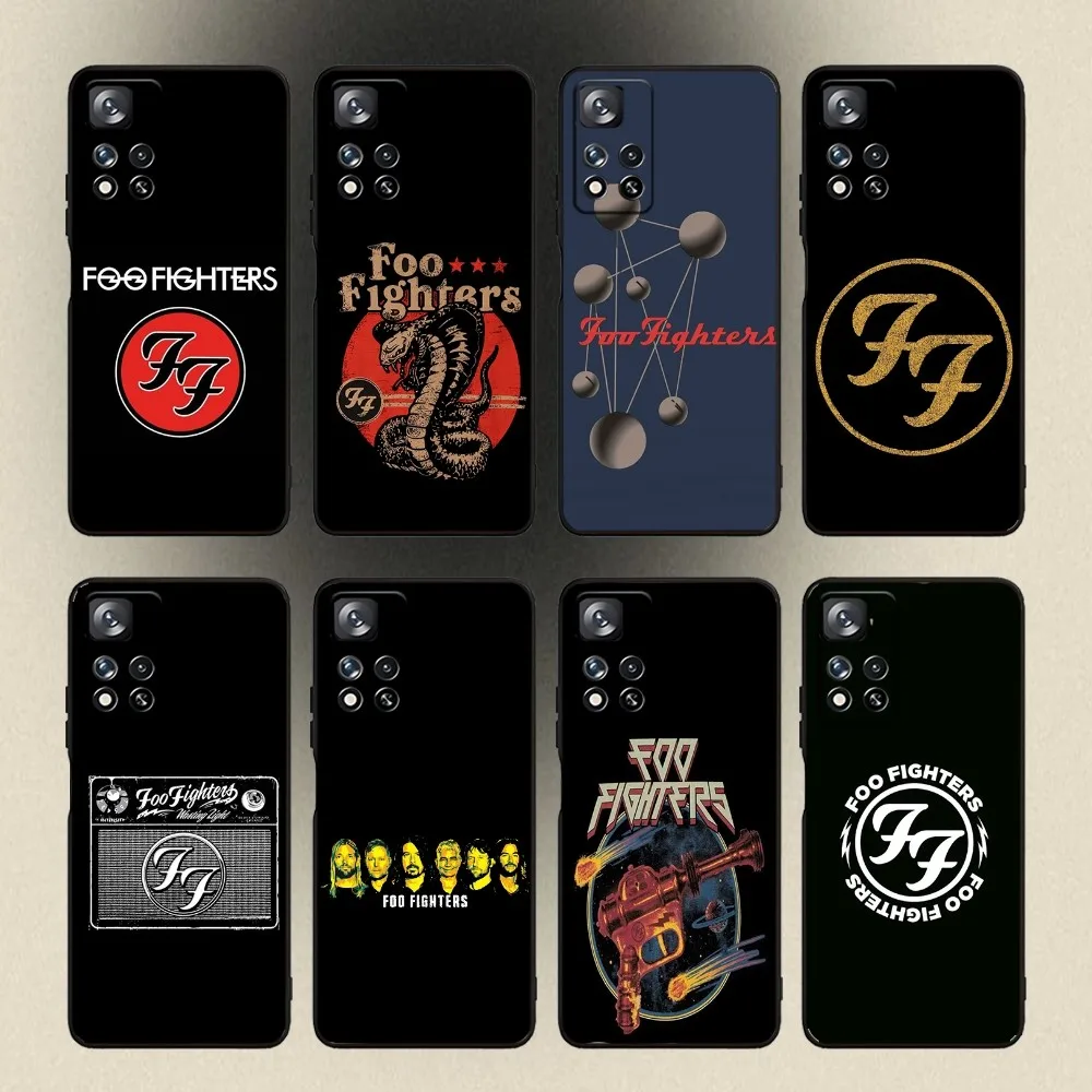 F-Foo Band F-FightersS Phone Case For Samsung Galaxy A20 A21s A22 A31 A32 A52 A53 A72 73 A80 A91 Soft Black Cover