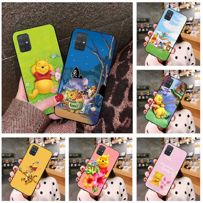 

Winine The Pooh Phone Case For Samsung Galaxy A03S A52 A13 A53 A73 A72 A12 A31 A81 A30 A32 A50 A80 A71 A51 5G