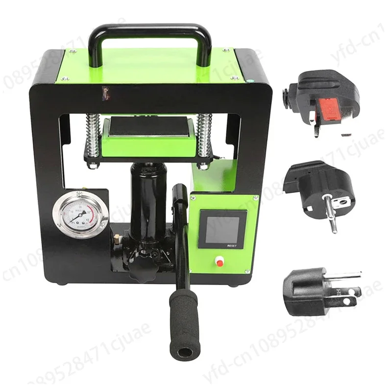 10-тонные двойные нагревательные пластины Гидравлический пресс для канифоли