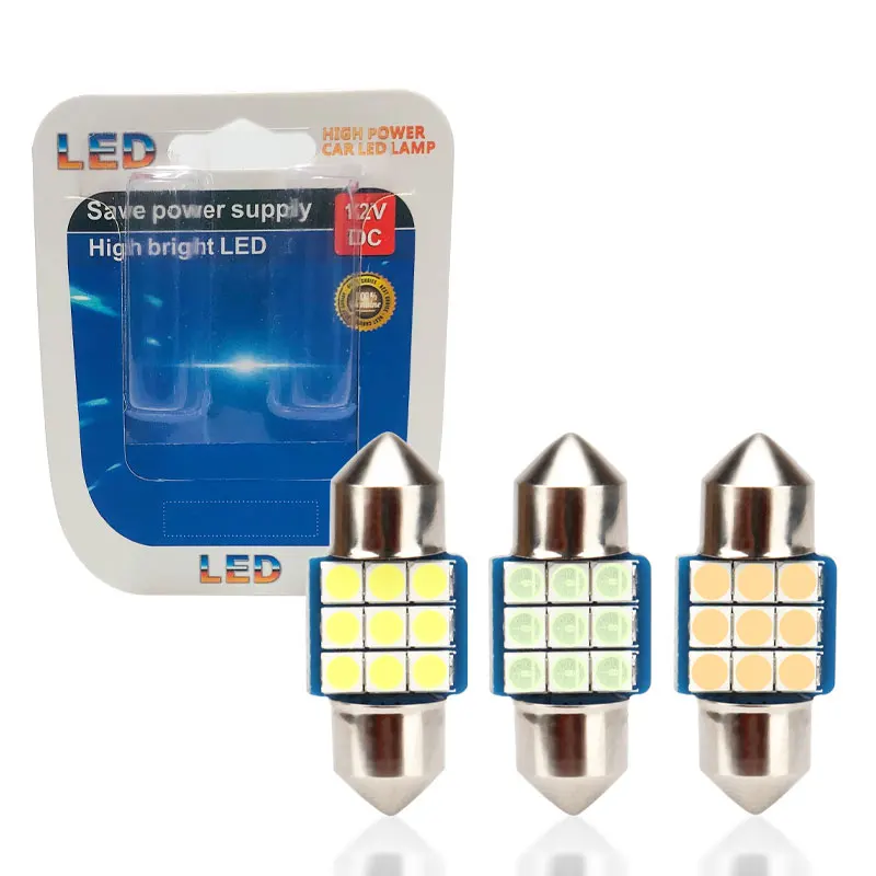 2/4 шт., автомобильные лампы Canbus C5W C10W