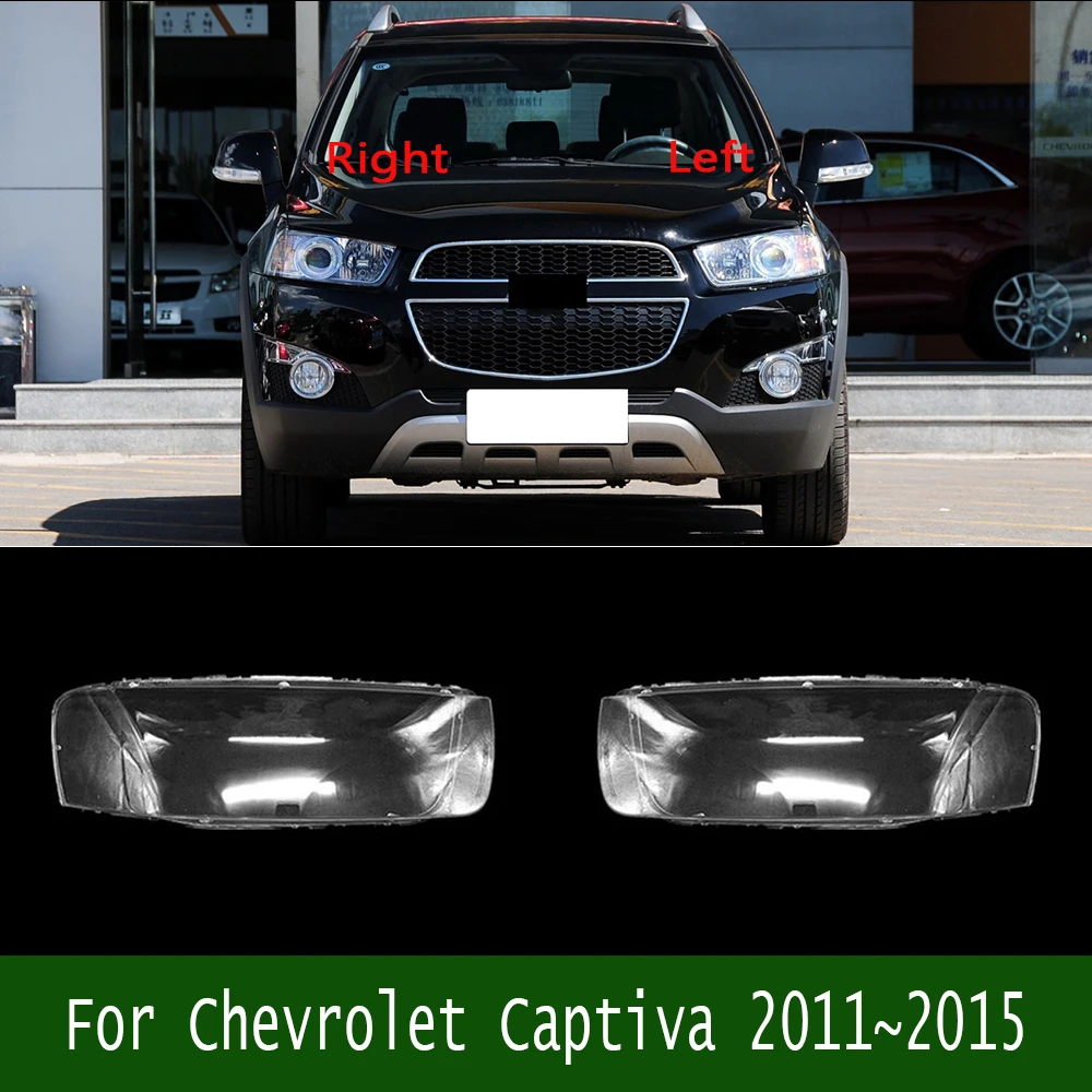 For Chevrolet Captiva 2011~2015 Kap Lampu Transparan Penutup Lampu Depan Penutup Lampu Depan Kerangka Lensa Plexiglass