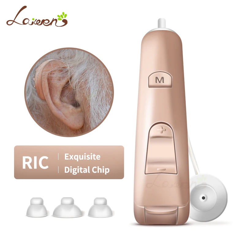 

Digital Hearing Aids Comfortable Behind the Ear Care High Power Sound Amplifier For Elderly Wireless Fone First Aid Dropshipping