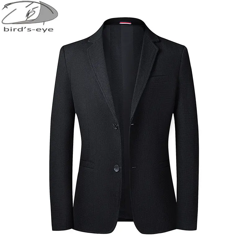 

Tide Mens Slim Fit Black Balzer Solid Color Business and Casual Stage Singer Button Dress Suit Jacket Party Jacket Men 3XL