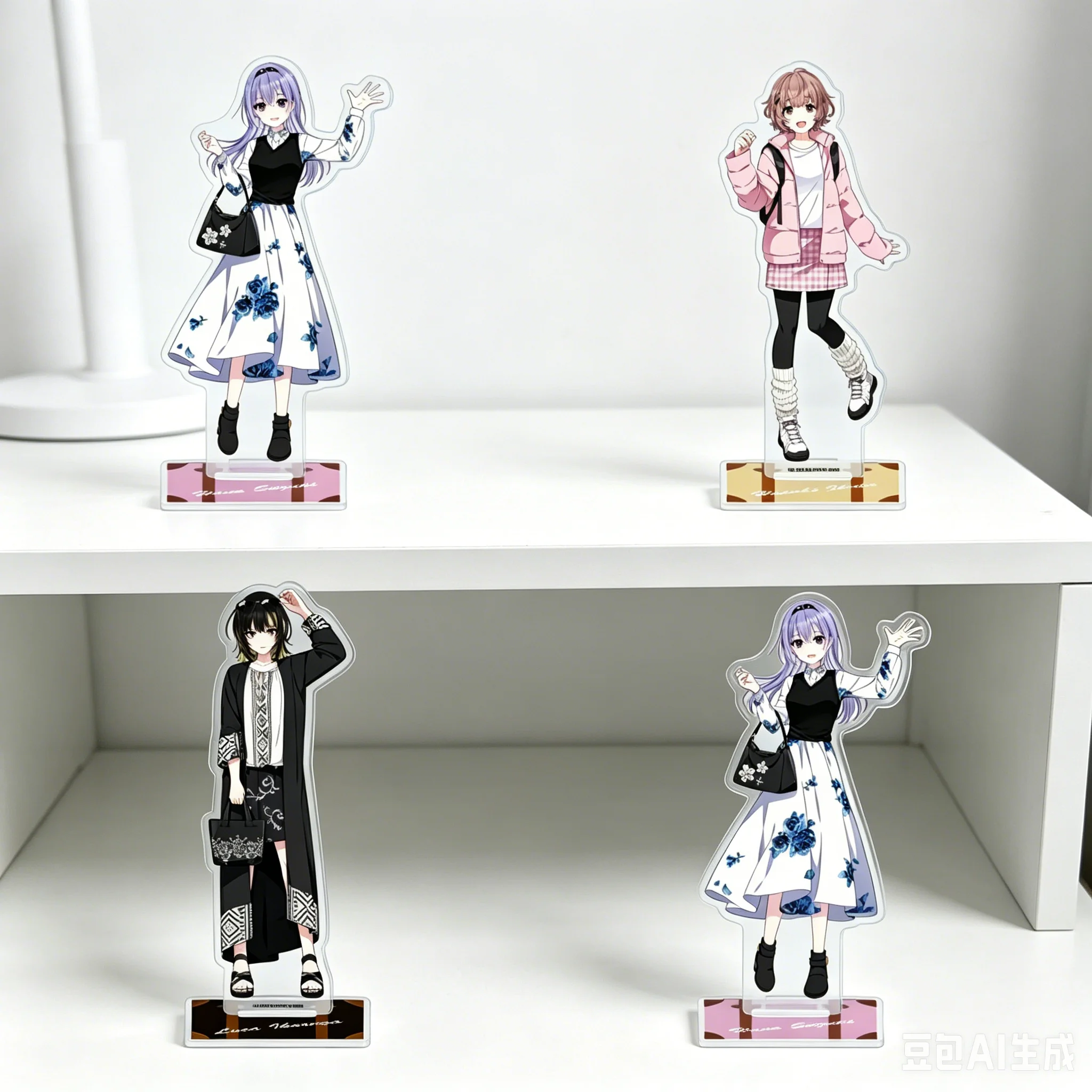 Фото Популярные аниме-аксессуары THE IDOLM@STER SHINY COLORS: Декорации, детские милые игрушки, подарки, брелоки, изображения высокого разрешения, акриловые подставки-модели №1