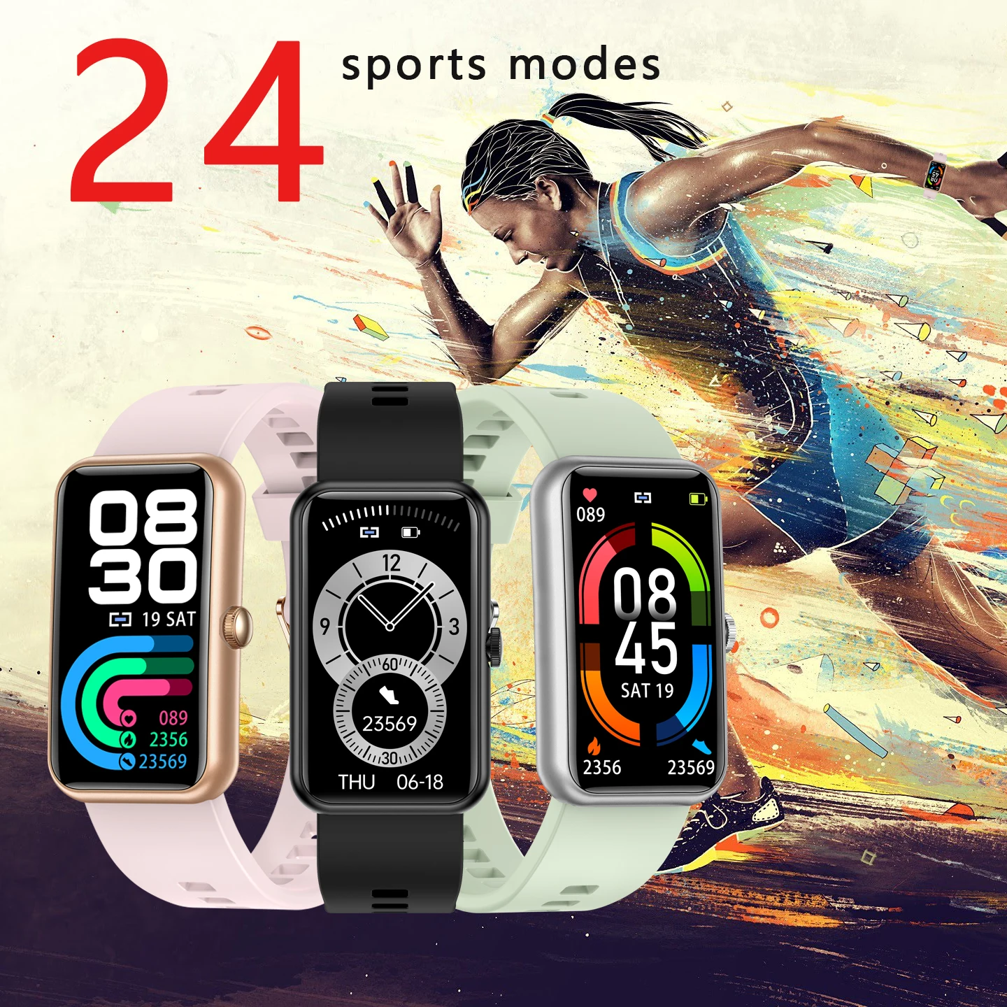 

X38 Smart Watch Women IP68 Waterproof Fitness Tracker Smartwatch Men 2021 Sport for IOS Androird Huawei PK Smart Band 6