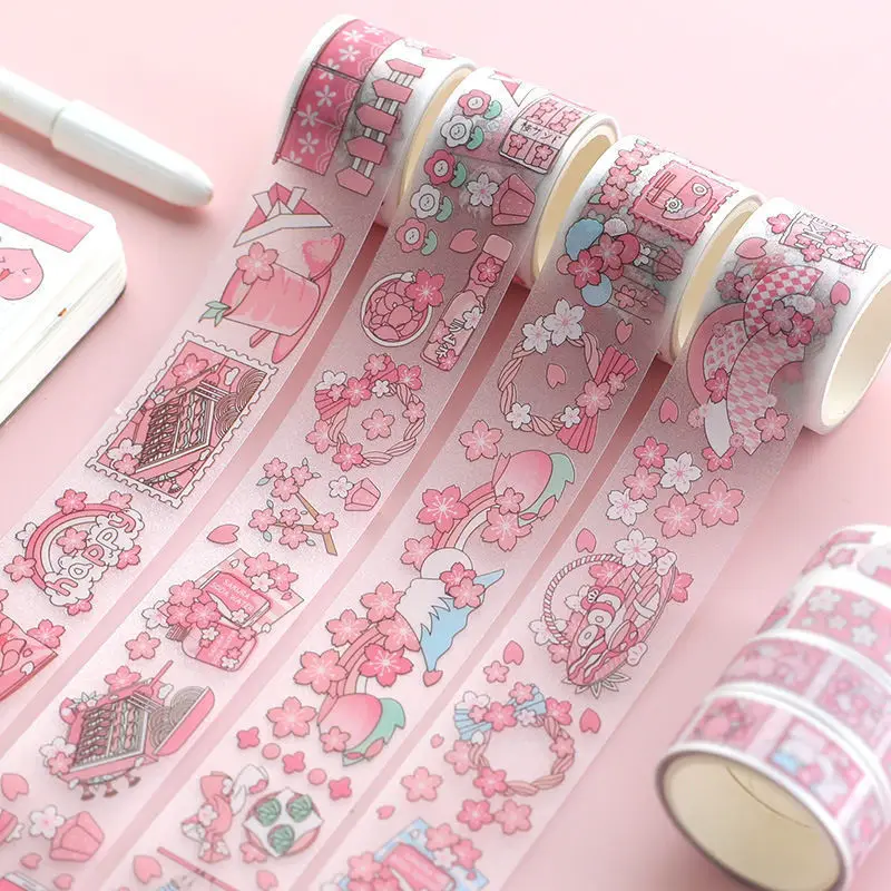 

8 рулонов/партия, Скотч для украшения журнала