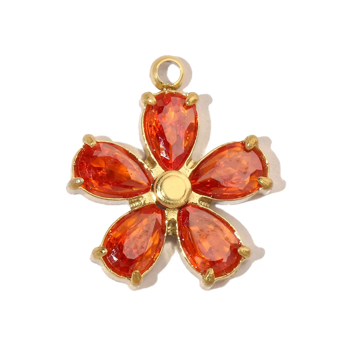 3 шт./лот кубический циркон сердце клевер нержавеющая сталь подвески сделай сам