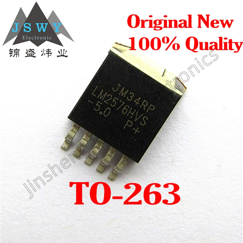 

5PCS LM2576HVSX-ADJ LM2576HVS-ADJ LM2576HVSX-5.0 LM2576HVSX-3.3 LM2576 SMT TO-263-5 Step-Down Regulator Brand New Good Quality