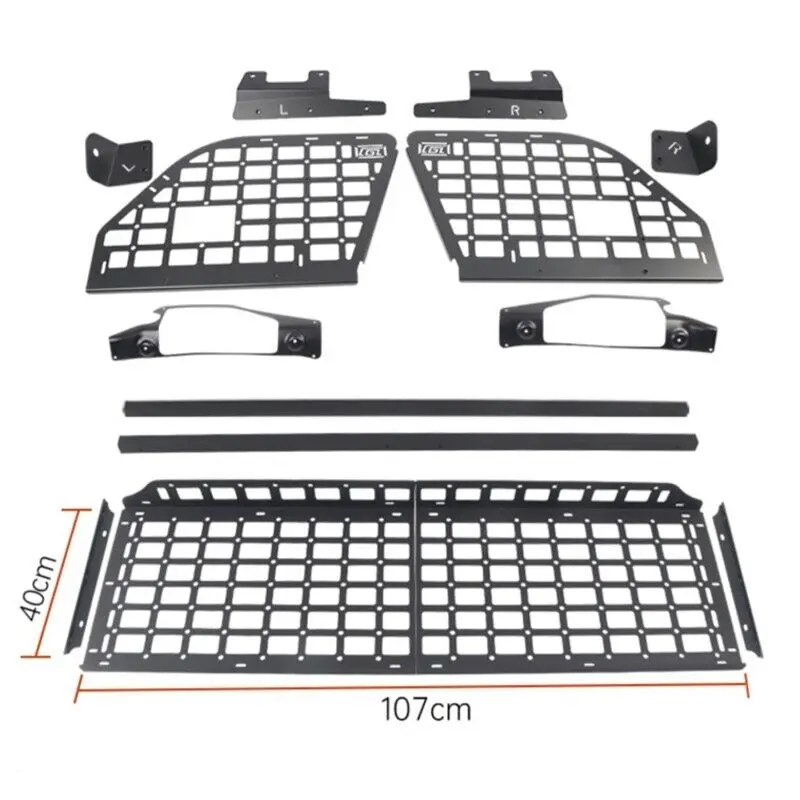 Для Land Rover Discovery 5 L462 2017-2024 аксессуары оконные панели MOLLE задний багажник