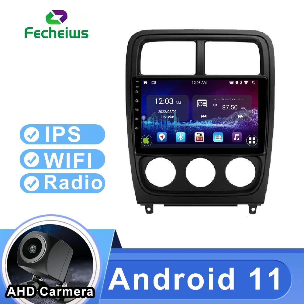 

9Inch Android 11 For Dodge Caliber PM 2009 - 2013 Car Radio Multimedia Video Player Navigation stereo GPS IPS No 2din 2 din DVD