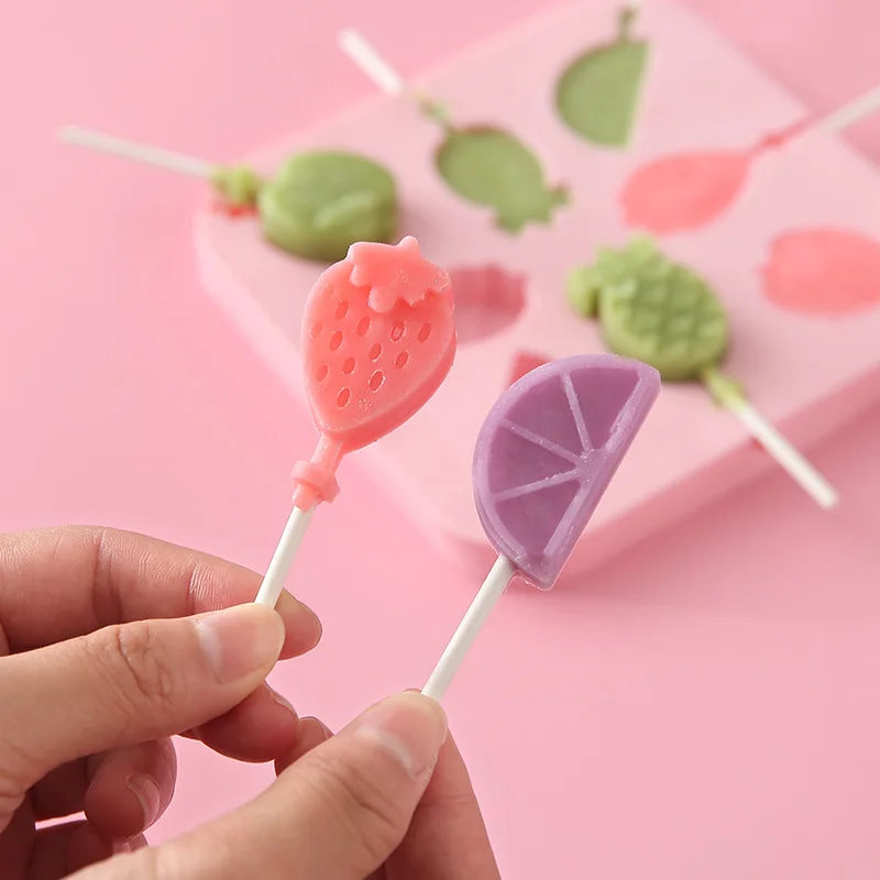 

Lollipop Molds Jelly Candy Chocolate Cake Mold Variety Shapes Cake Silicone Form for Baking Decorating Tool Kitchen Accessories