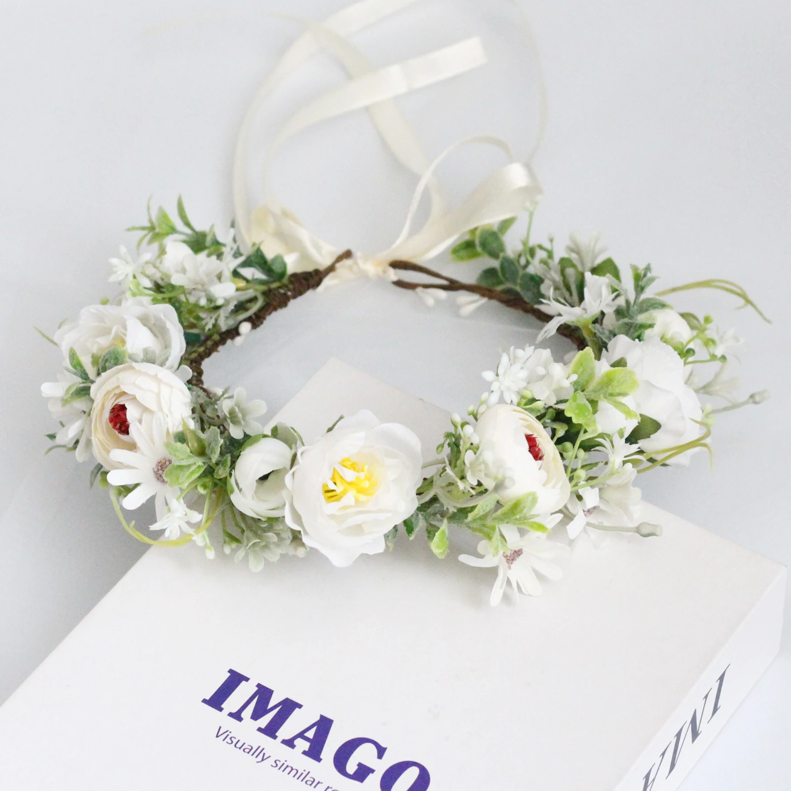 

Wedding Bride Hair Accessories Tiaras Party Queen Flower Decor Headband for Women