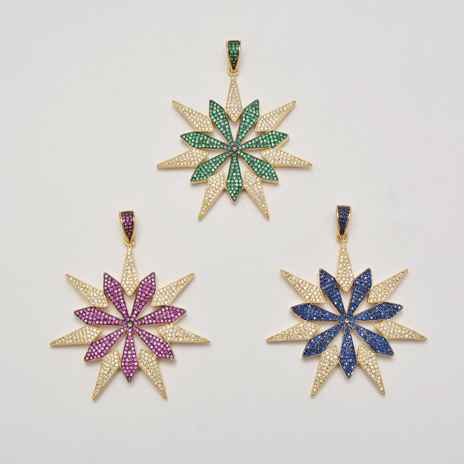 

Color Flowers Petals Leaves Pendant Hook Clasp Fashion Necklaces 2022 Women High Quality Jewelry Accessories Diy Chains Crafts