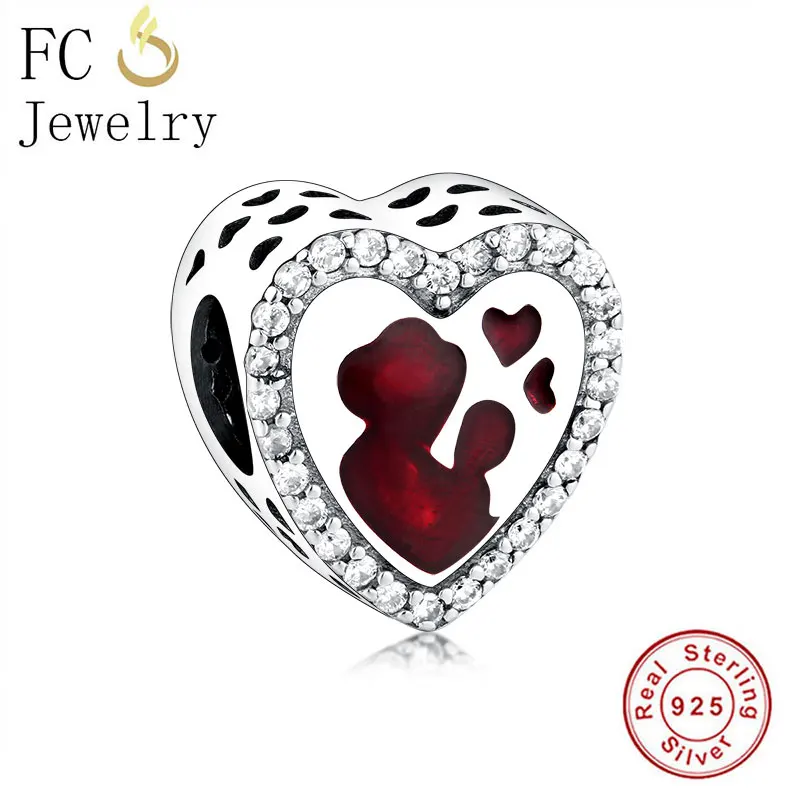 FC ювелирные изделия Аутентичные 100% 925 бриллиантовые обнимательные детские