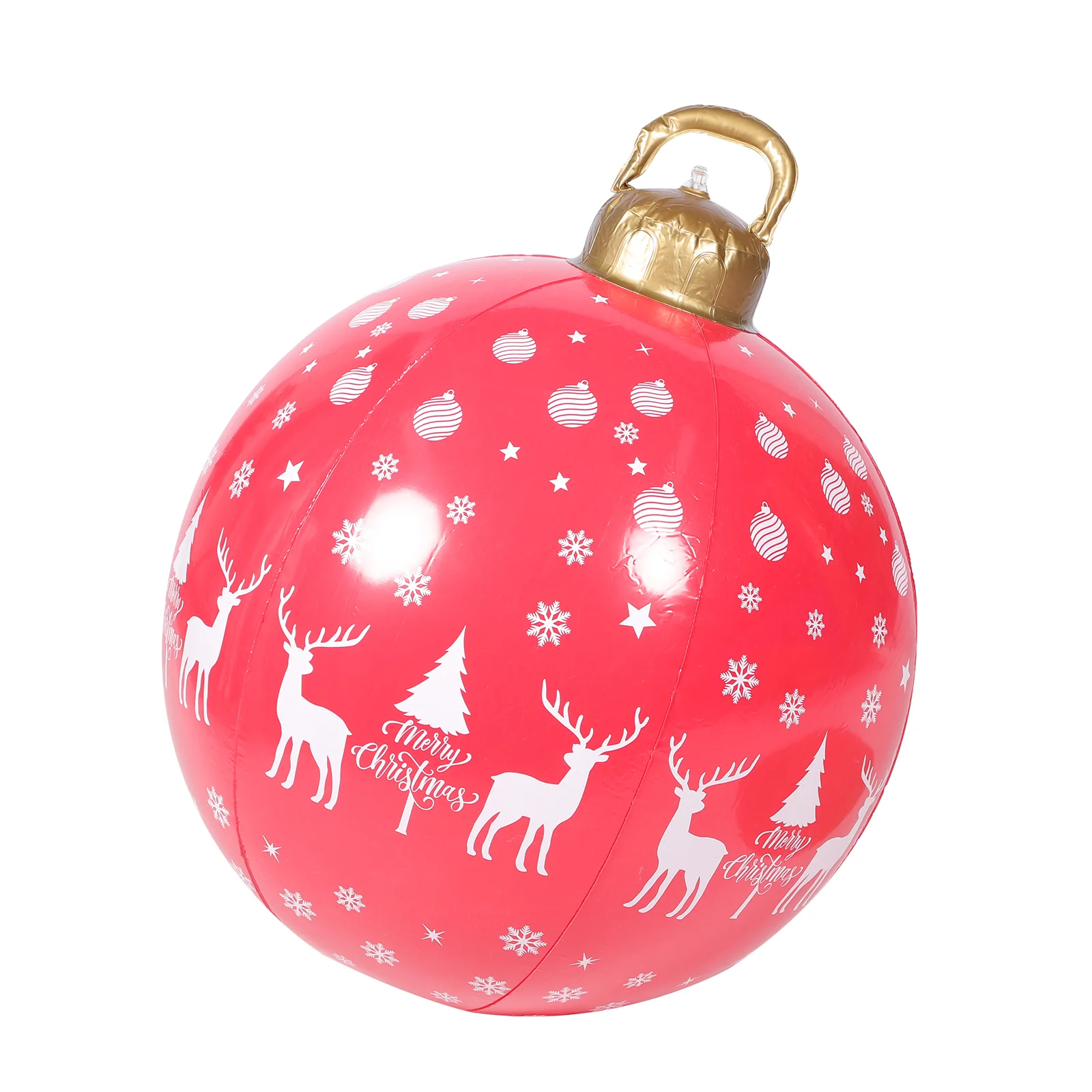 

90cm Inflatable Christmas Ball Decoration Giant Atmosphere Balloon Christmas Tree Hanging Ornament New Year Party Decoration