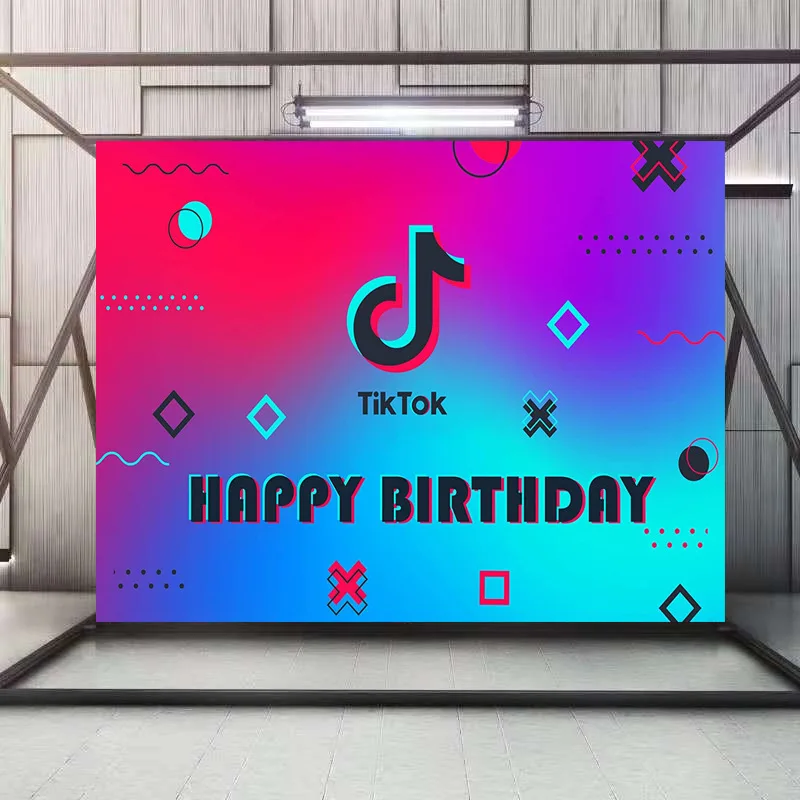 

Musical Backdrop Birthday Party Decor Note Banner Music Photography Social Media Party for Teens Adults Kids Party Supplies