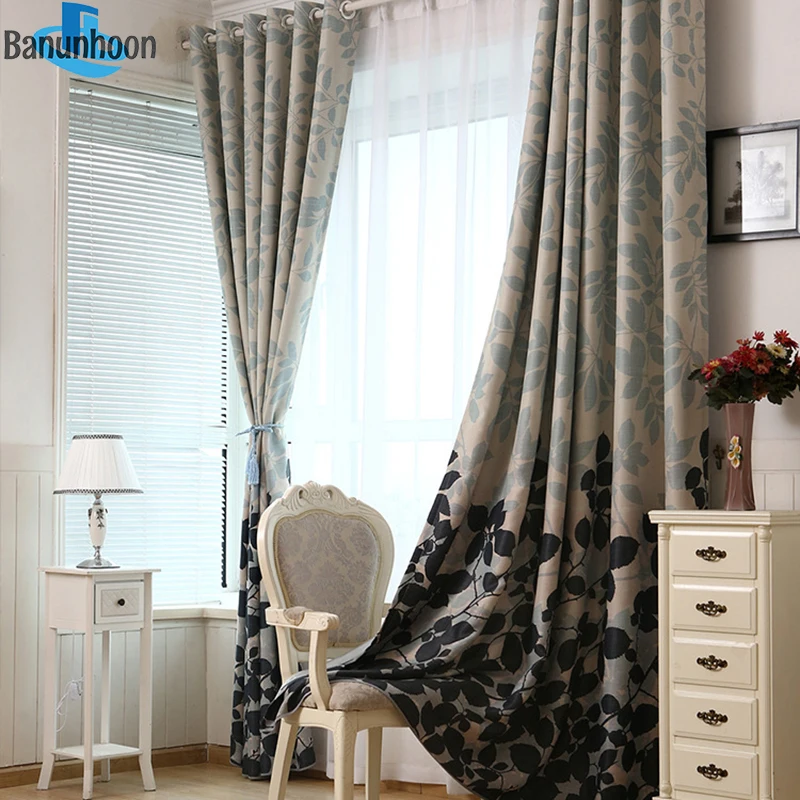 Плотные затемняющие шторы для гостиной спальни модные тканевые занавески с