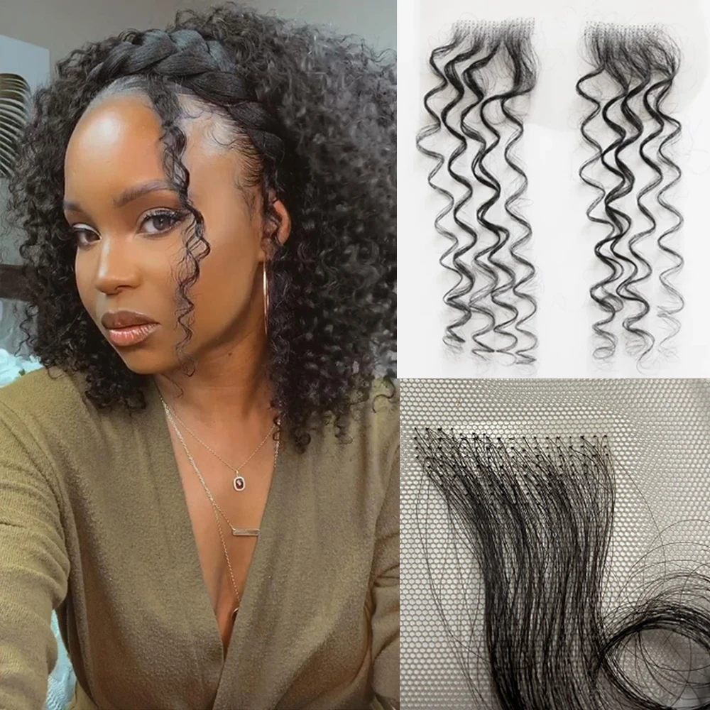 

4 шт., детские кружевные ленты для волос, с кружевом