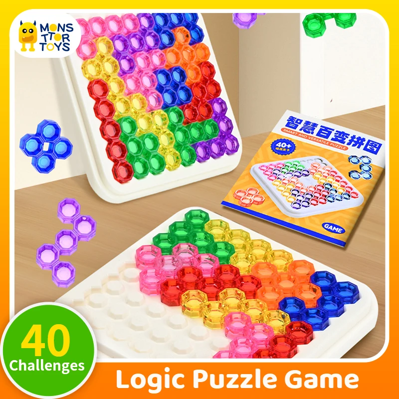 Детские обучающие игрушки геометрический судоку 3D пазл настольная игра 40